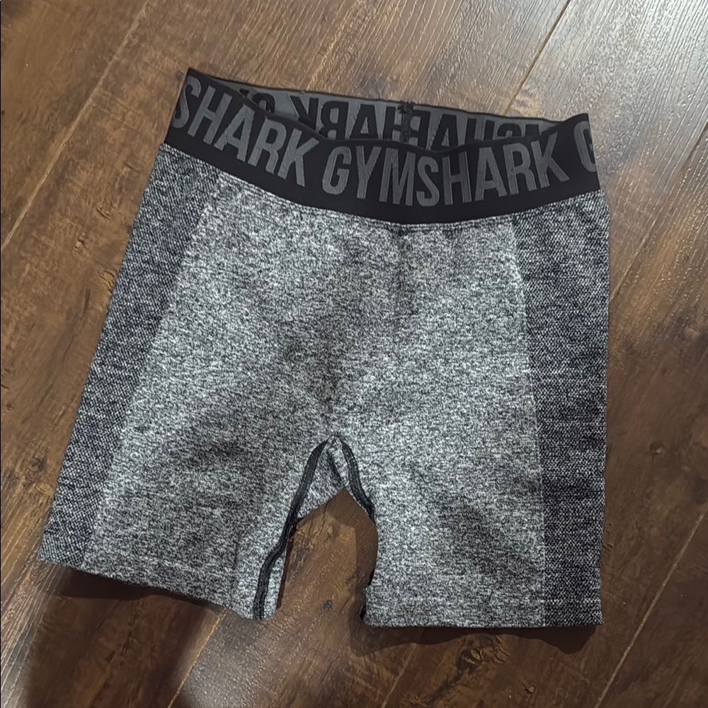 Gymshark Gray Athletic Shorts with Moisture-Wicking Fabric